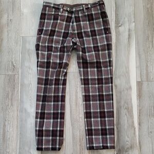 PT01 Plaid Pants - Black, Gray, Red